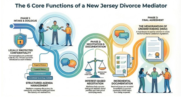 What a New Jersey Divorce Mediator Actually Does in a Session