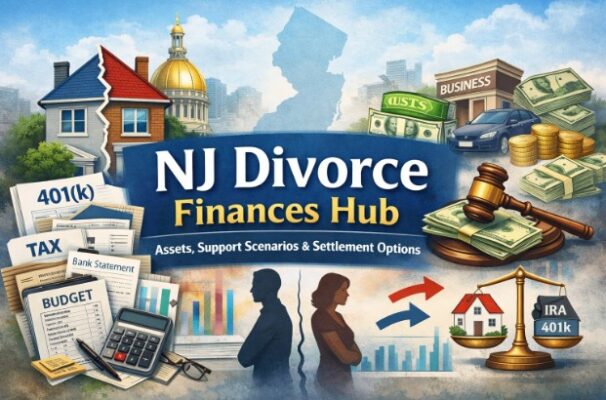 NJ Divorce Finances Hub (2026): Assets, Support Scenarios, Budgeting, and Settlement Options